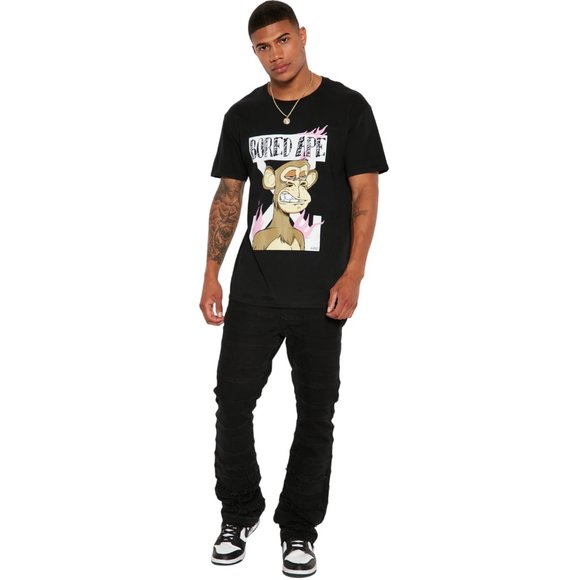 BAYC Bored Ape Short Sleeve T-Shirt Tee Men's - Picture 2 of 5